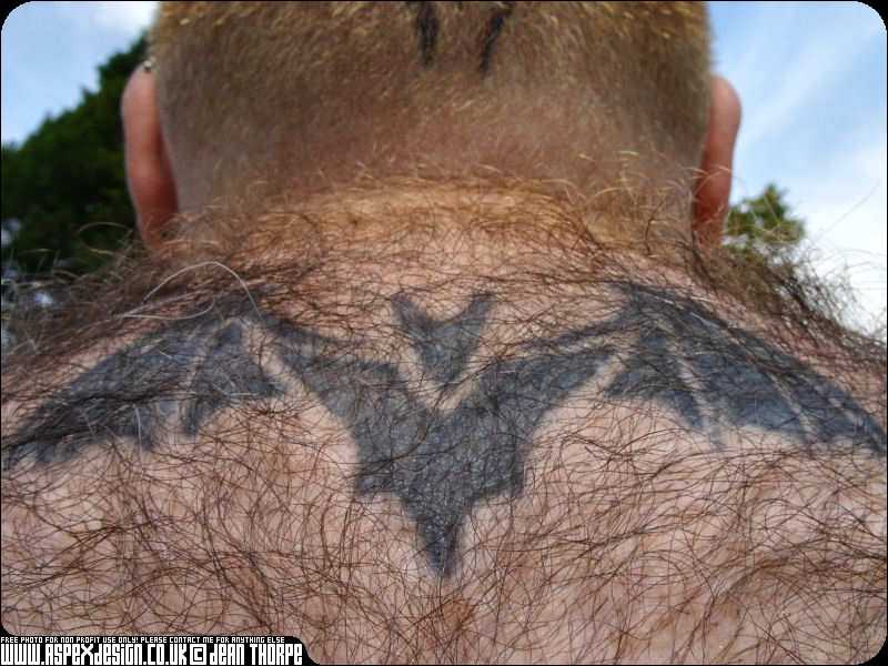 bat tattoo art