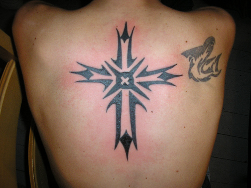 Crosses are a very popular tattoo design. Crosses made as cross 