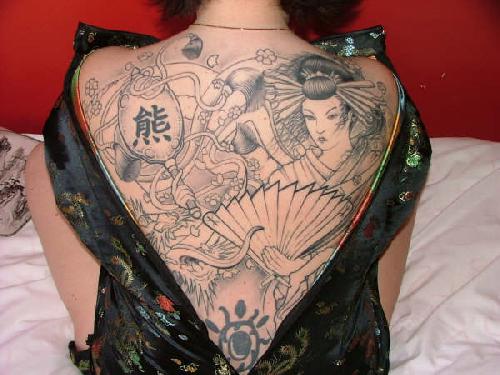 Dragon tattoos are commonly placed on the upper arm covering the outer 