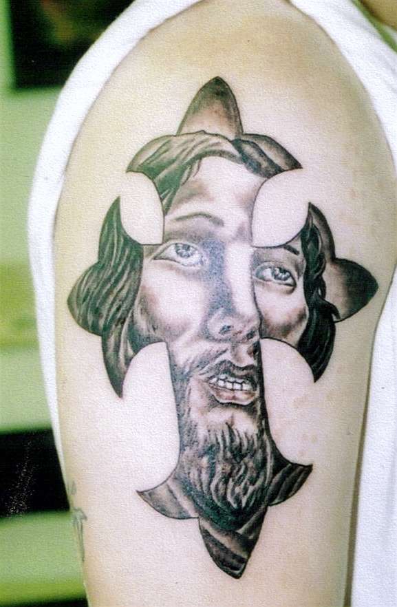 Cross Tattoo Design for 2011. Cross Tattoo on Shoulder