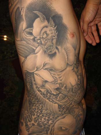 demon tattoo art