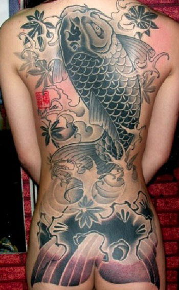 koi tattoo art