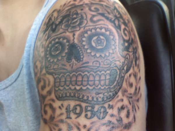 mexican skull art tattoo. mexican skull art tattoo