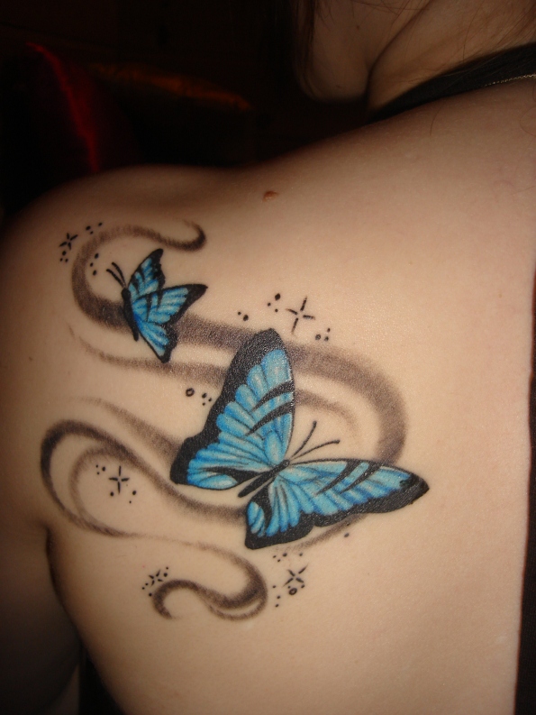 butterfly tattoo art